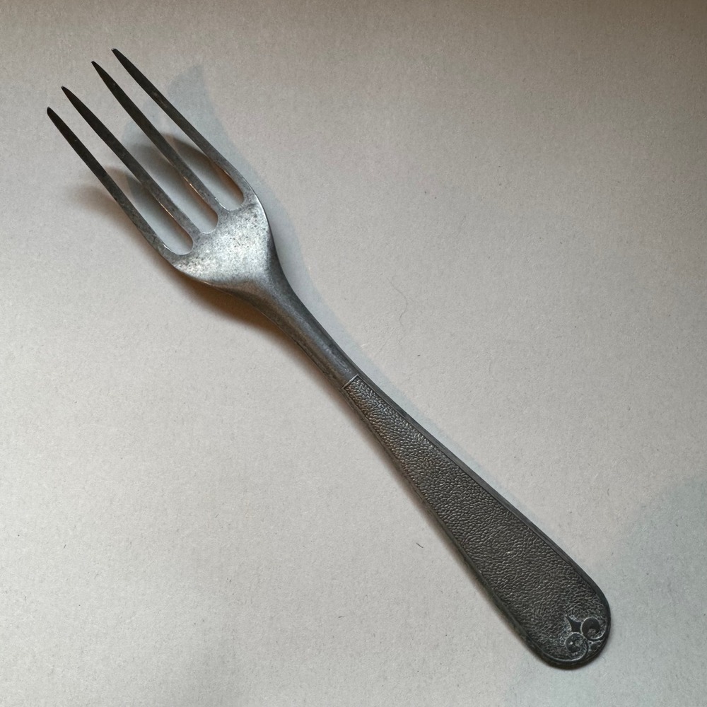 Vintage Friendly Fork Co Dayton Ohio Aluminum Serving Meat Fork Pat Pend 8.5"
